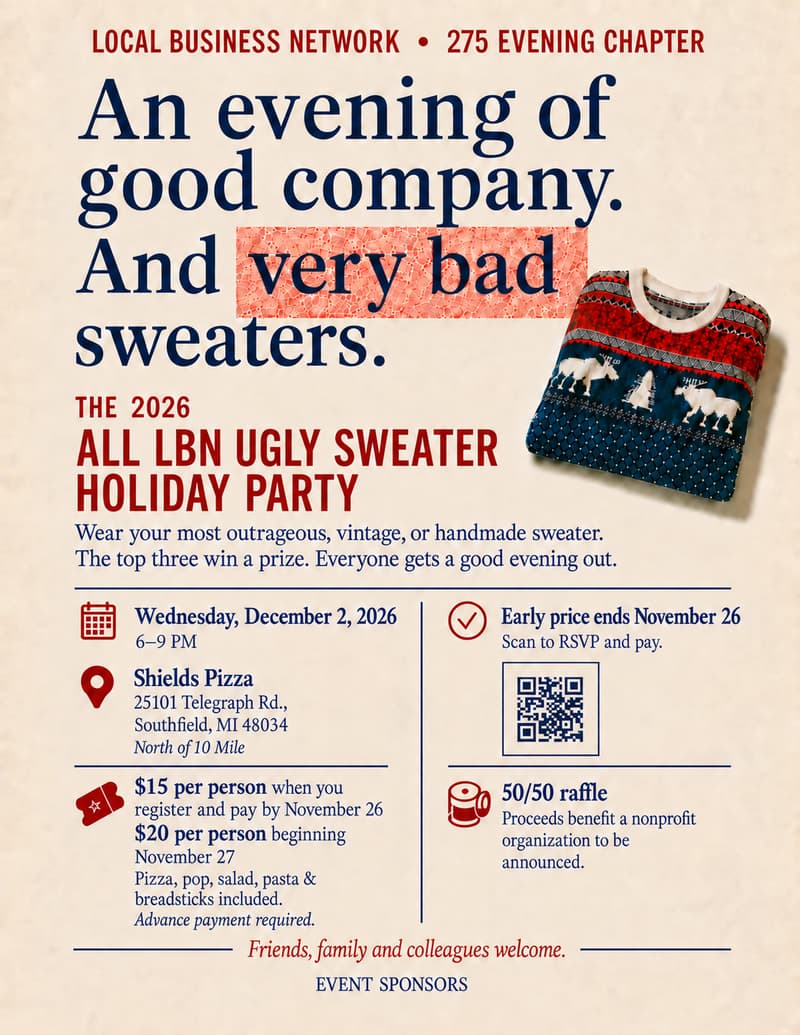 All LBN Ugly Sweater Holiday Party