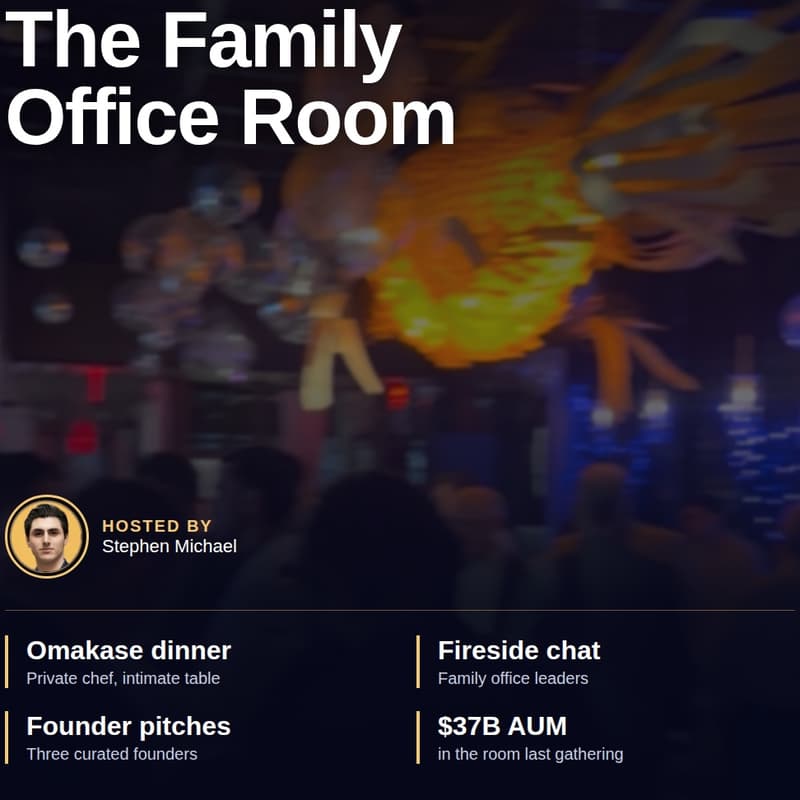 The Family Office Room Dinner | November 12