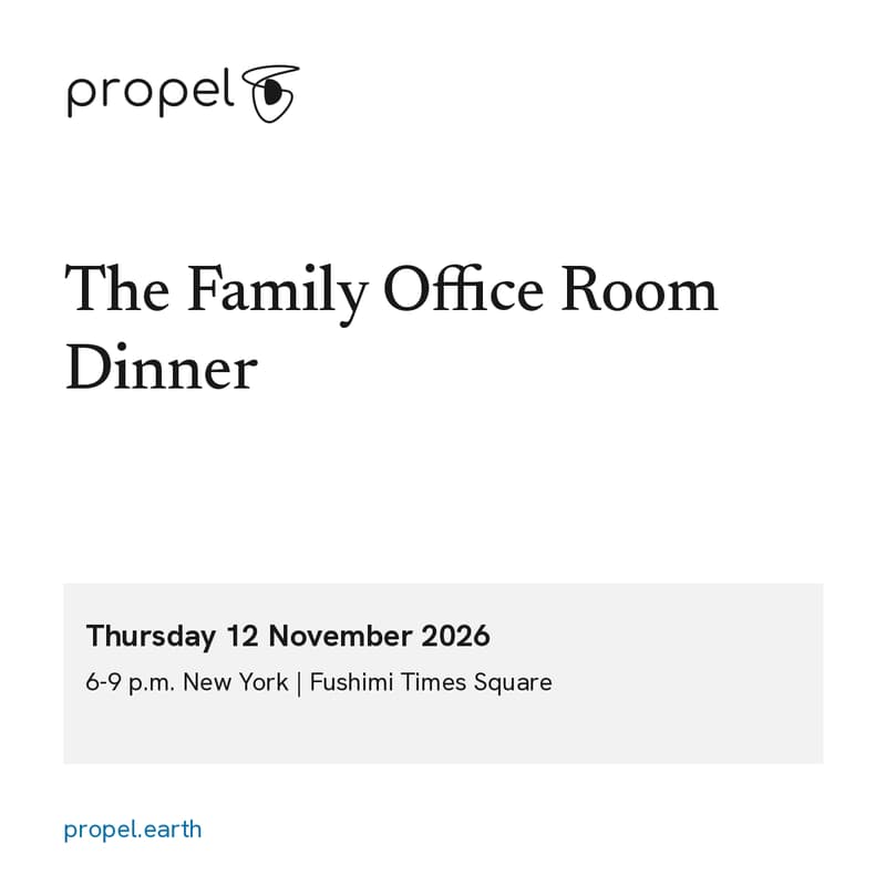 The Family Office Room Dinner | November 12