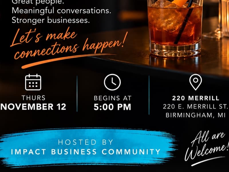 Impact Business- After Hours Networking Social