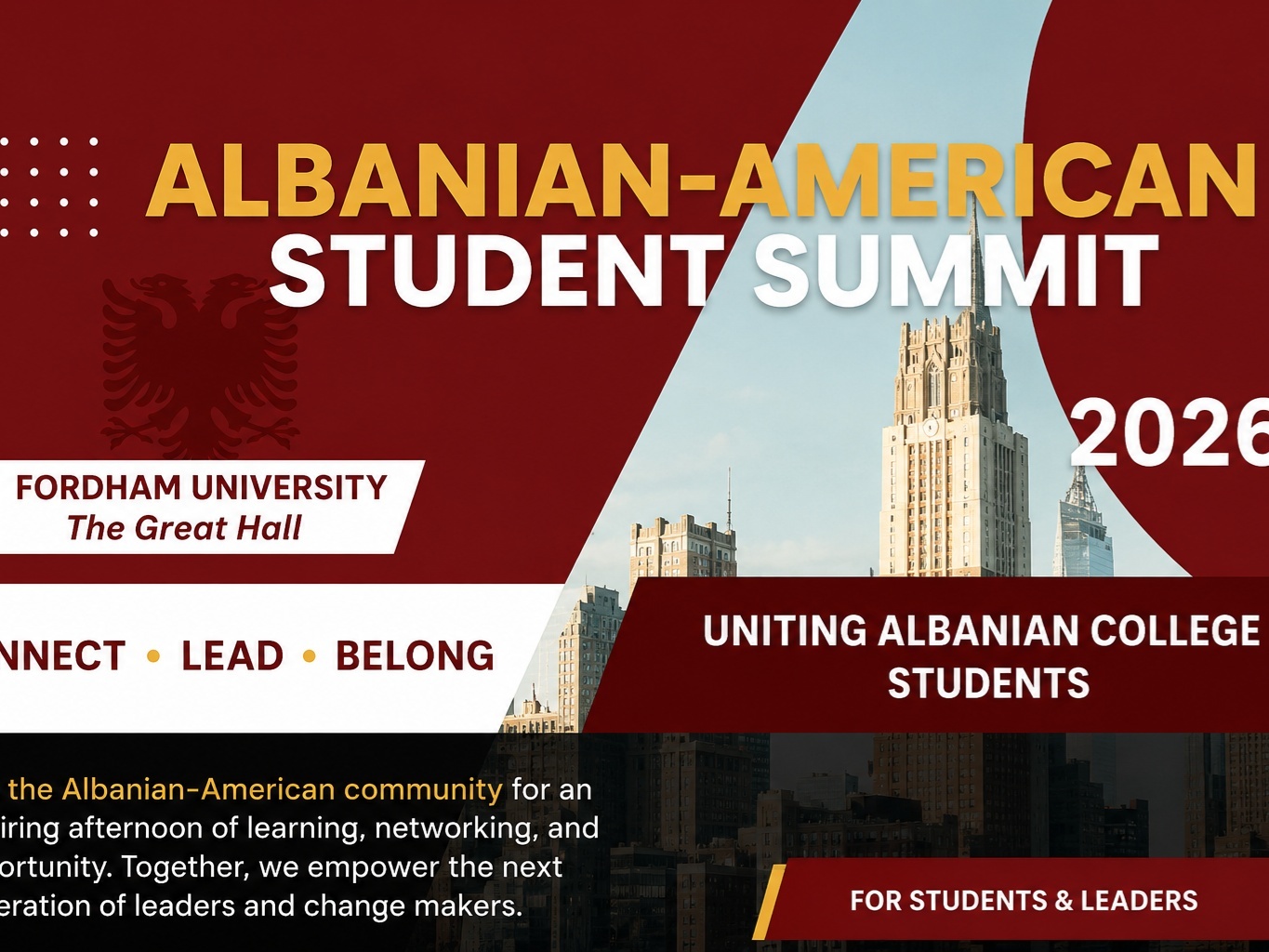 Albanian American Student Summit Sponsors